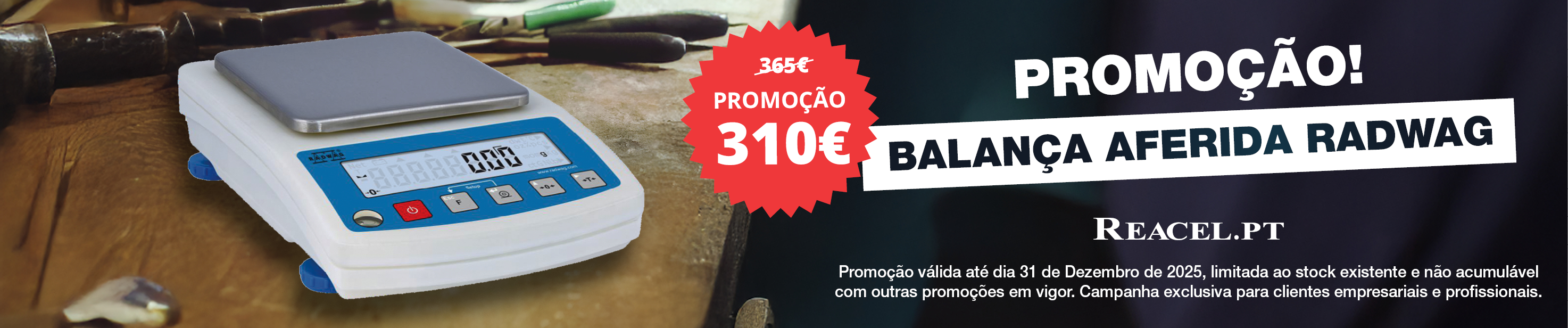 Promoção Balança Radwag Small